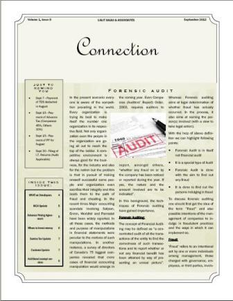 Newsletter - September 2012